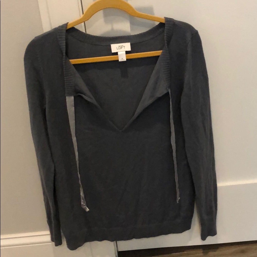 Loft grey sweater size M